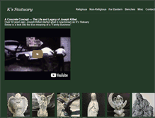 Tablet Screenshot of ksstatuary.com